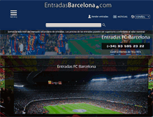 Tablet Screenshot of entradasbarcelona.com